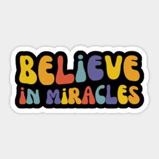 Believe In Miracles | Cute IVF Mama | In Vitro Sticker